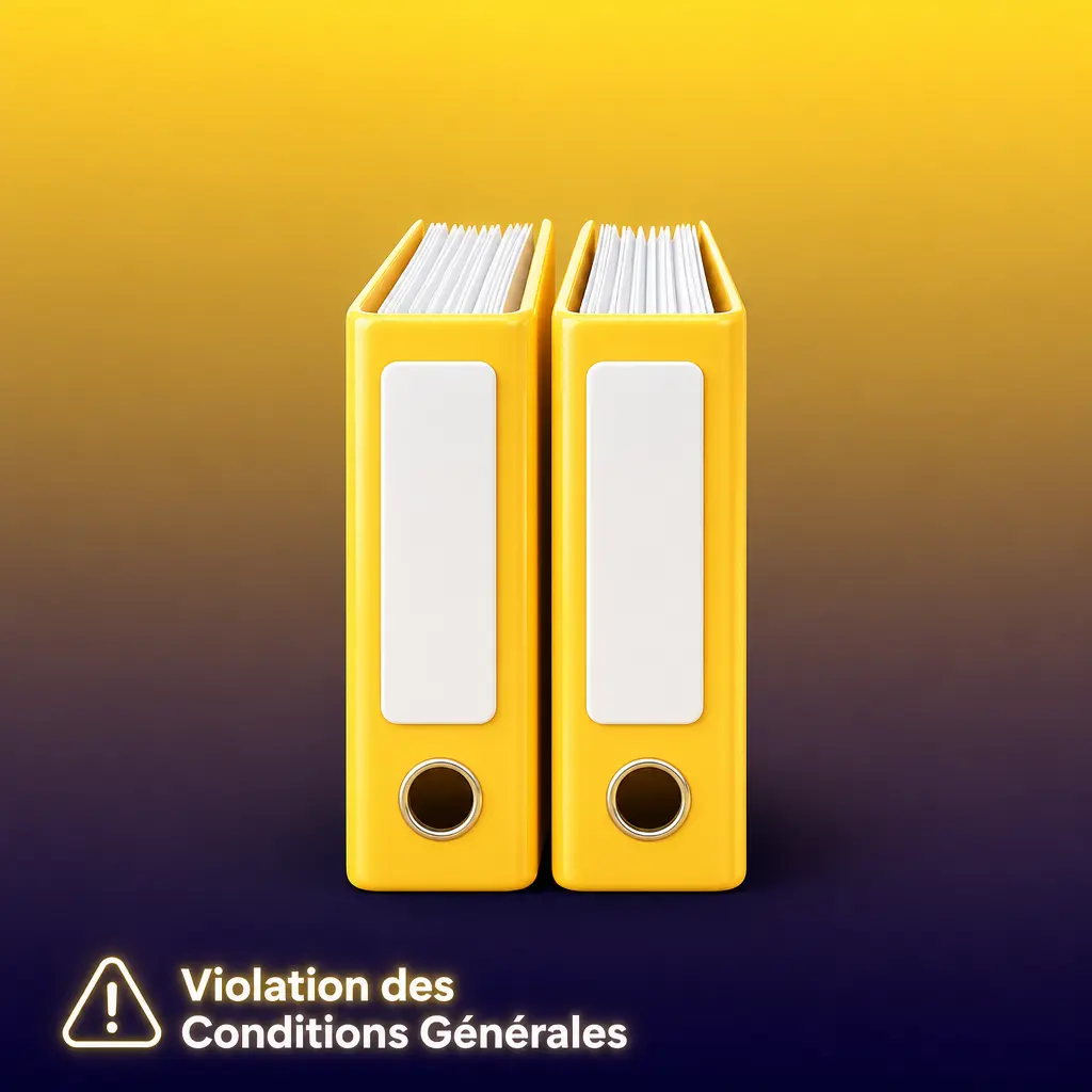 Violation des Conditions Générales