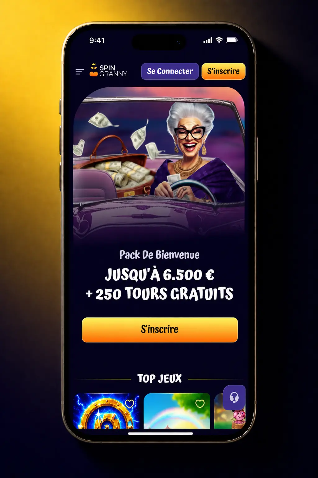 Inscription sur Spingranny : Étape 4